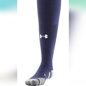 Under Armour OTC soccer Over the calf performance sport athletic sock navy NWT